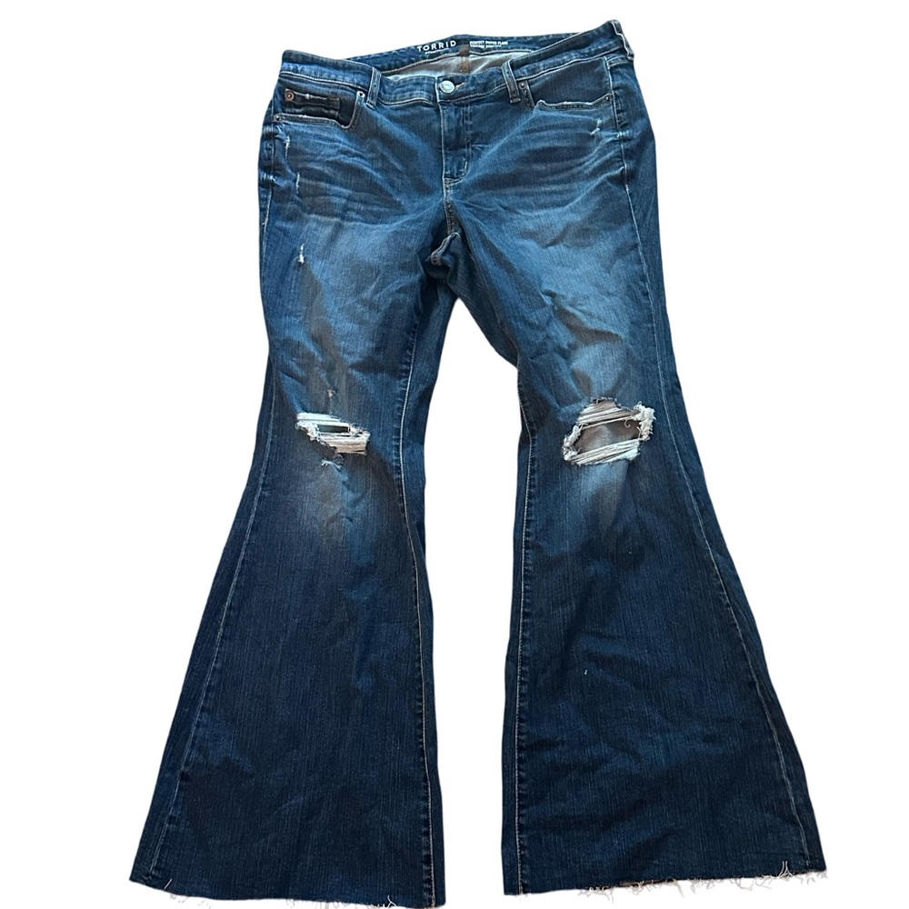 Torrid Perfect Super Flare Vintage Stretch Jeans